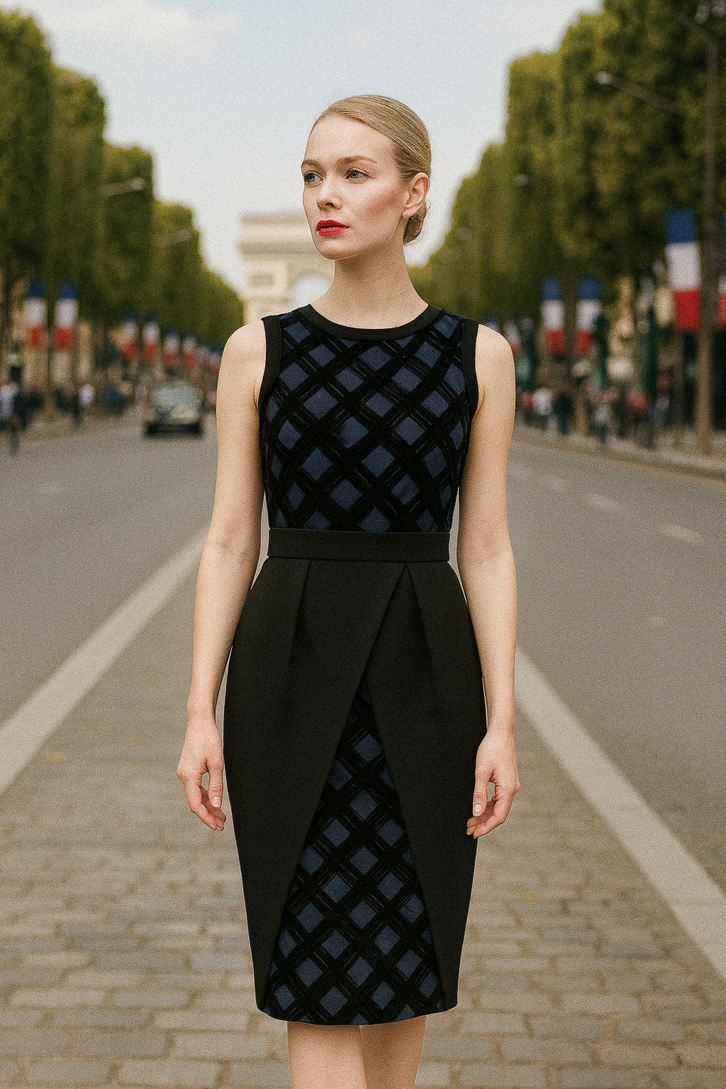 Opéra Noir Structured Dress