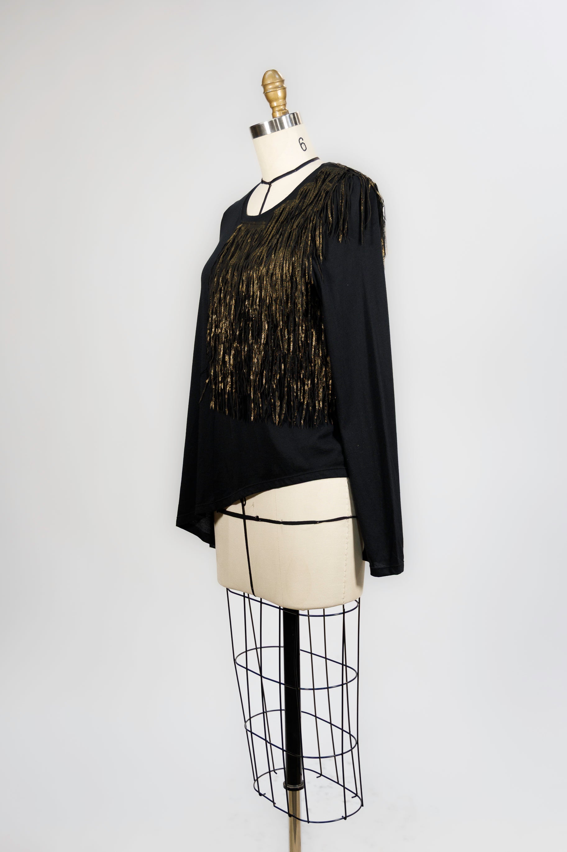 Long Sleeve Golden Tassel