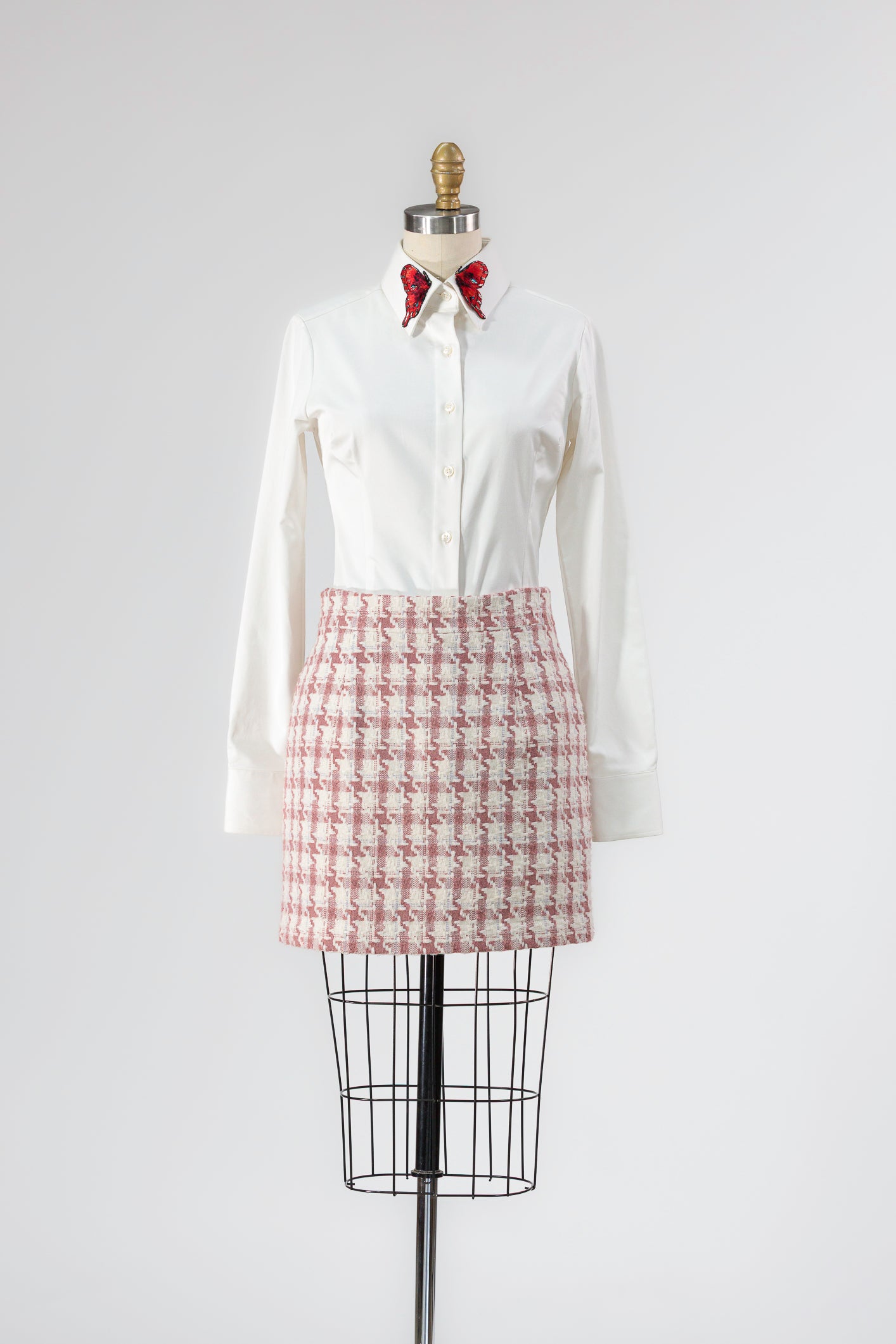 Heritage Houndstooth Skirt
