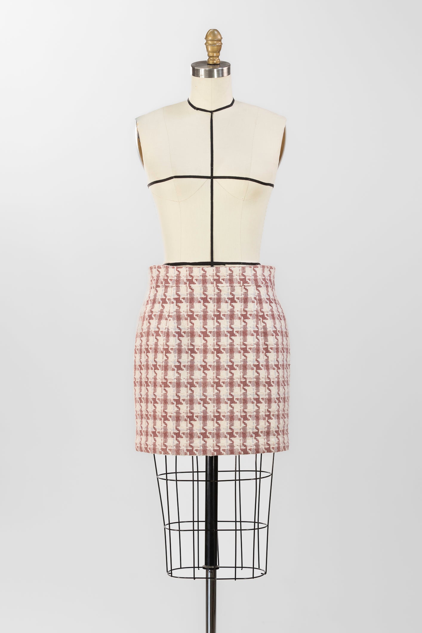 Heritage Houndstooth Skirt