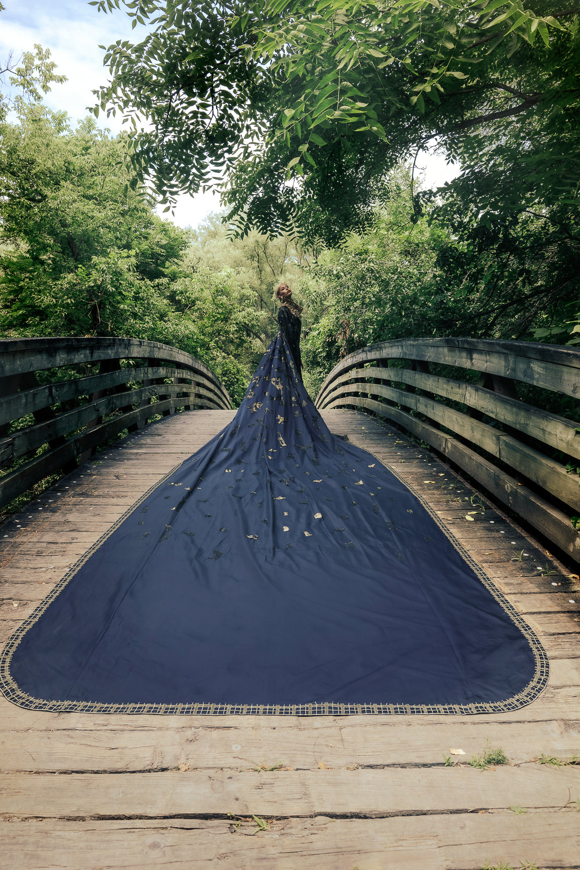 Celestial Majesty Cape with Ornate Collar
