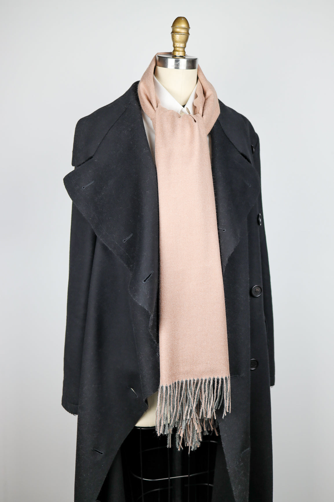 Wool Blend two Tone Scarf