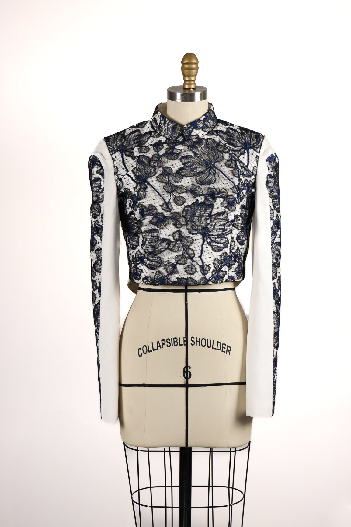 Luxe Contrast Lace Jacket