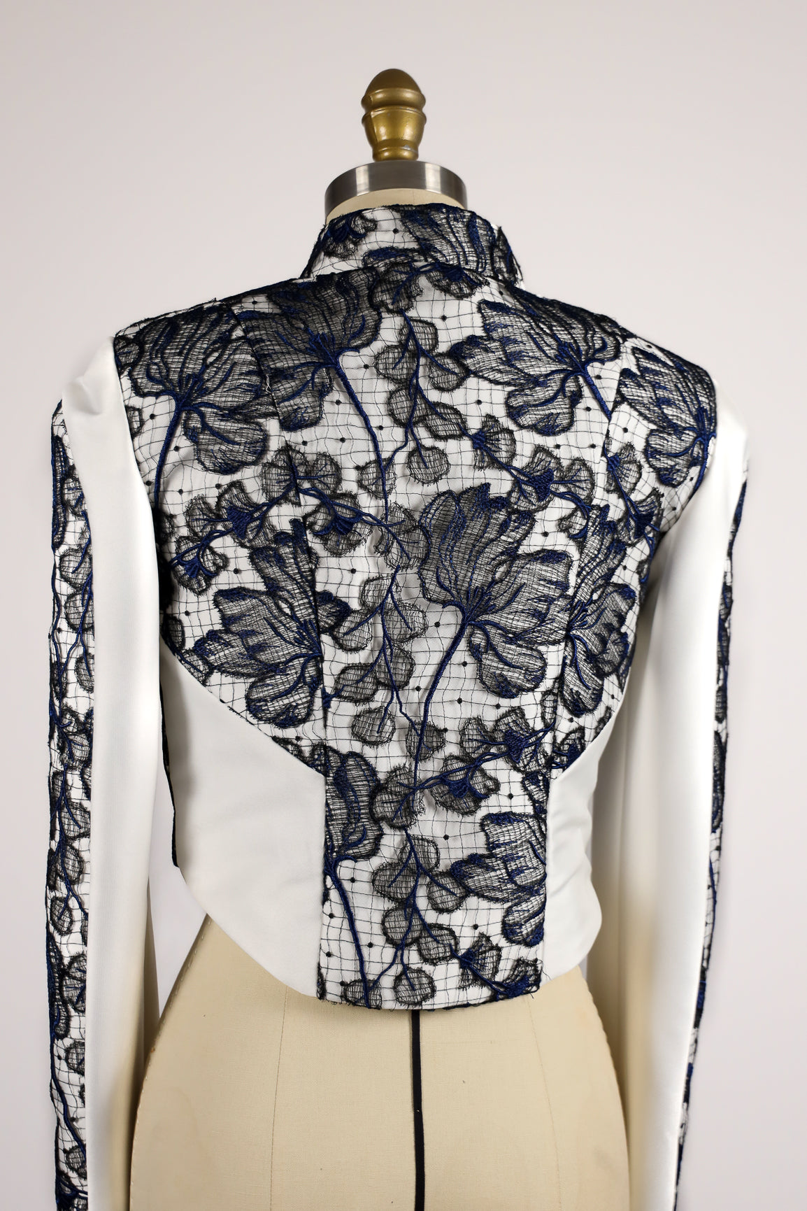 Luxe Contrast Lace Jacket