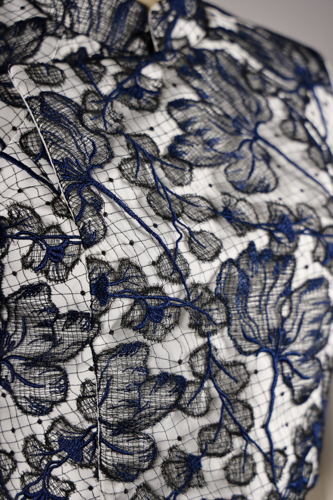 Luxe Contrast Lace Jacket