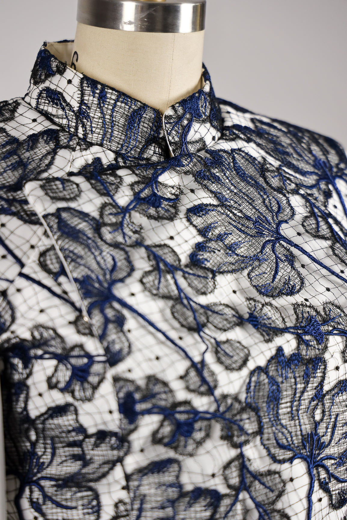 Luxe Contrast Lace Jacket