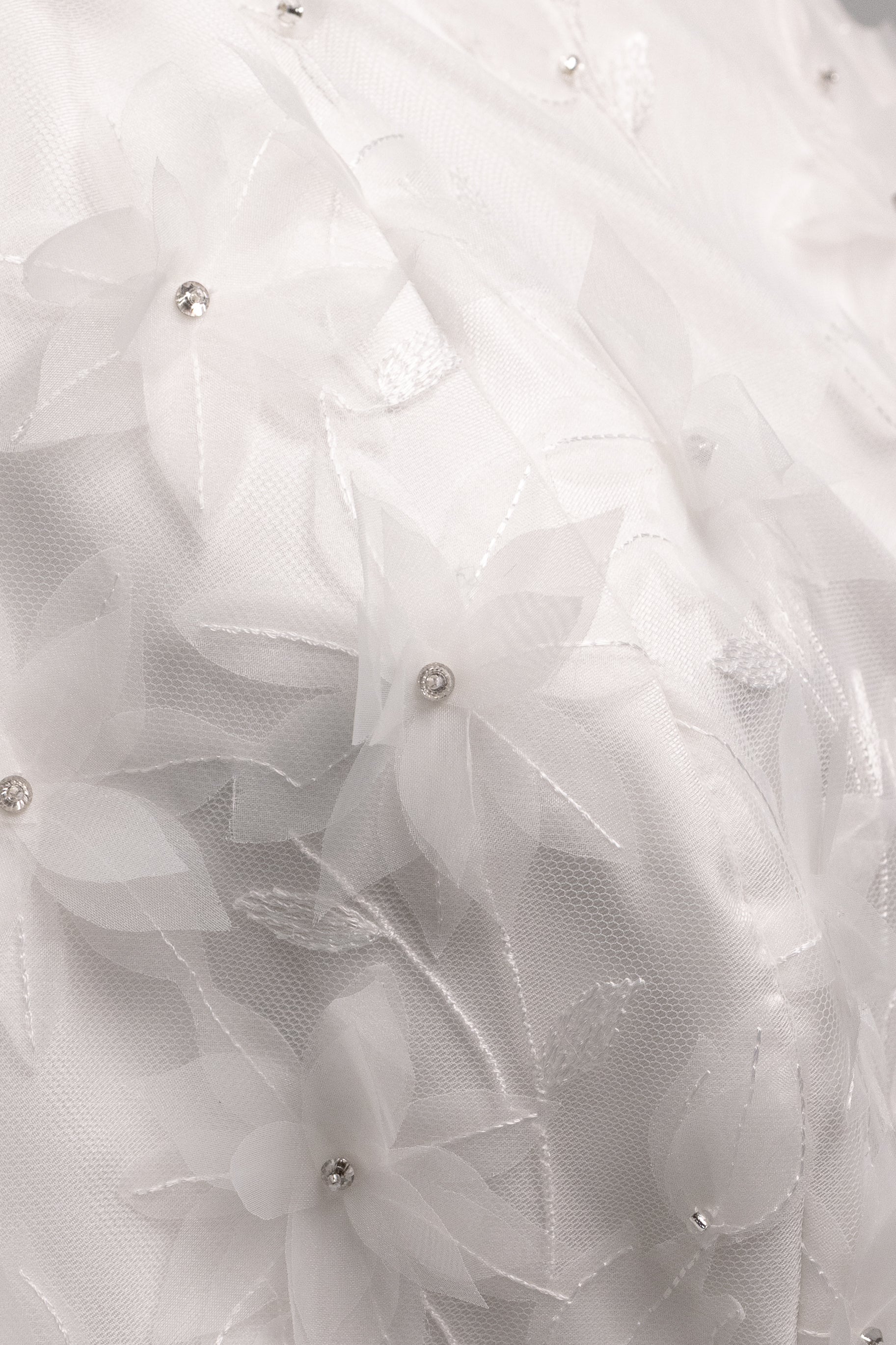 Cascade Silk Chiffon Dress