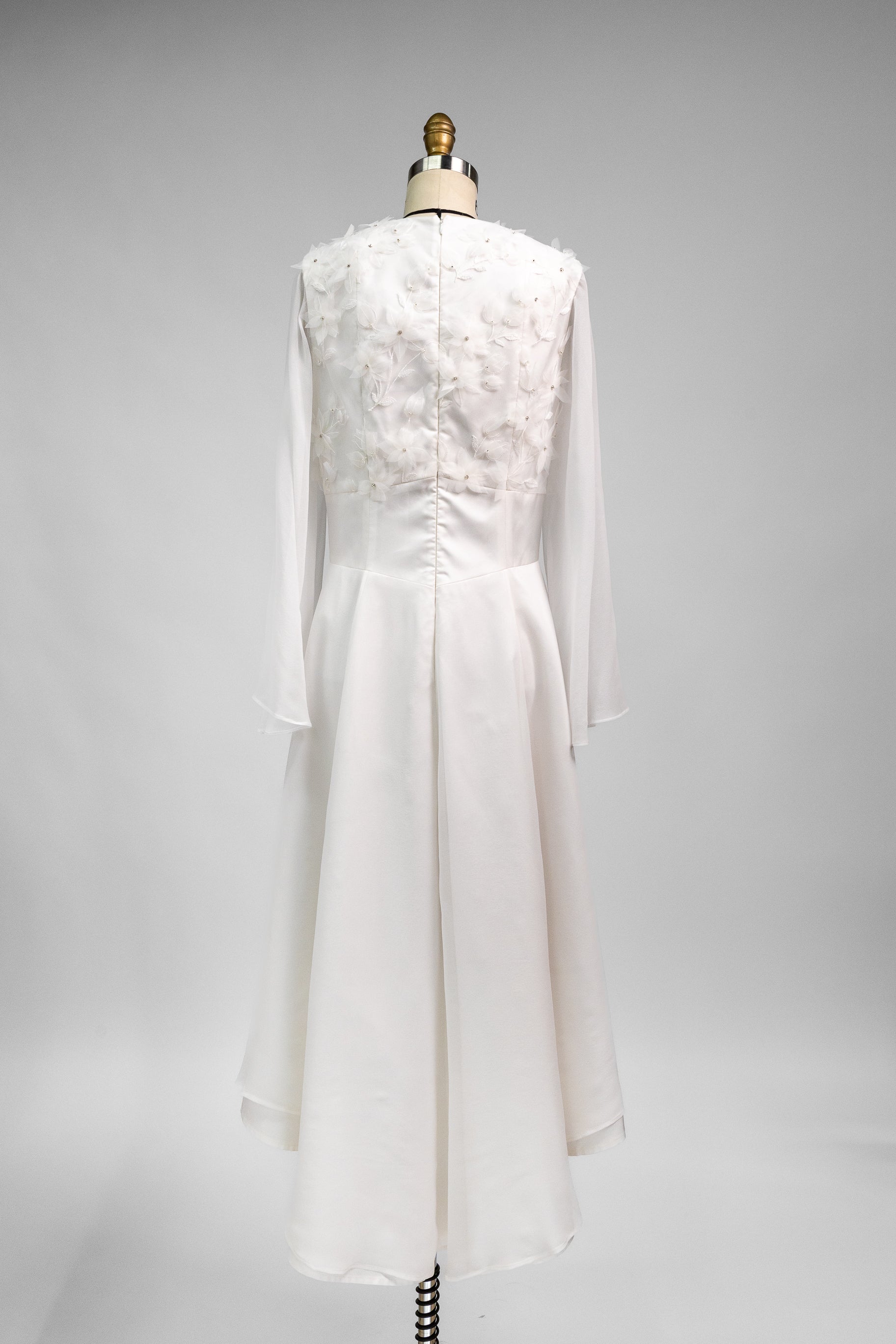 Cascade Silk Chiffon Dress