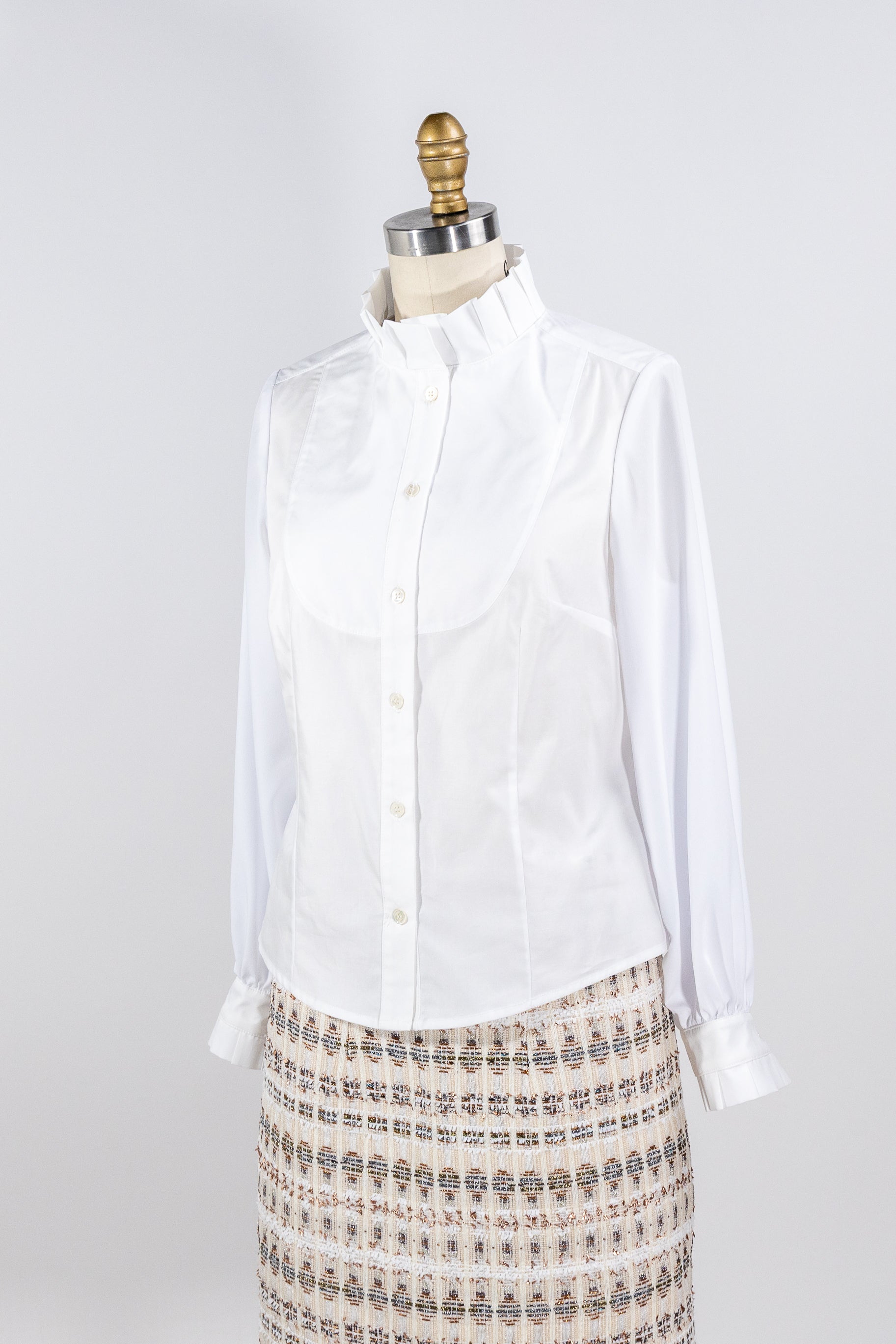 Arielle Handcrafted Tweed Ensemble With Floral Hand Embroidery Success