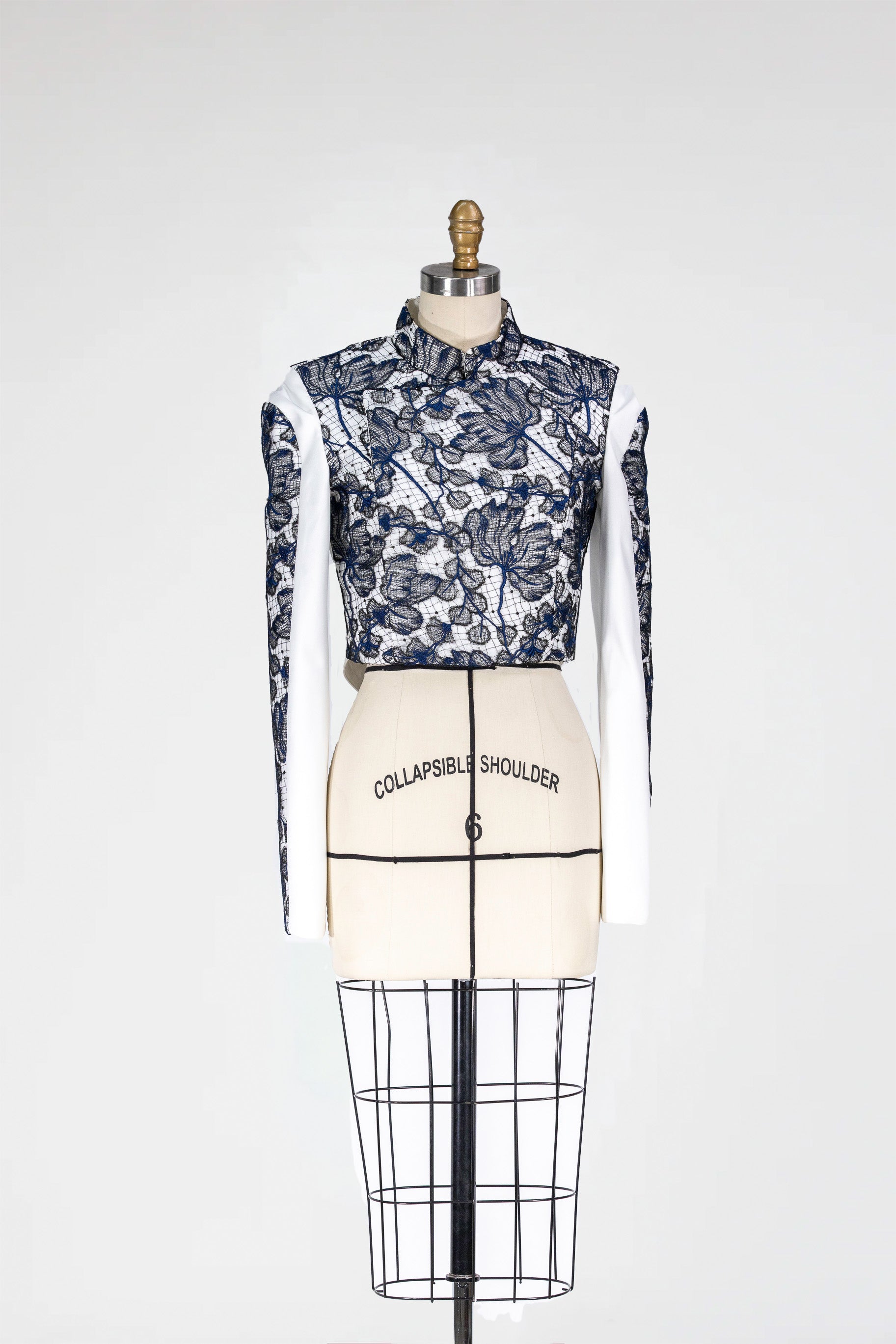 Luxe Contrast Lace Jacket