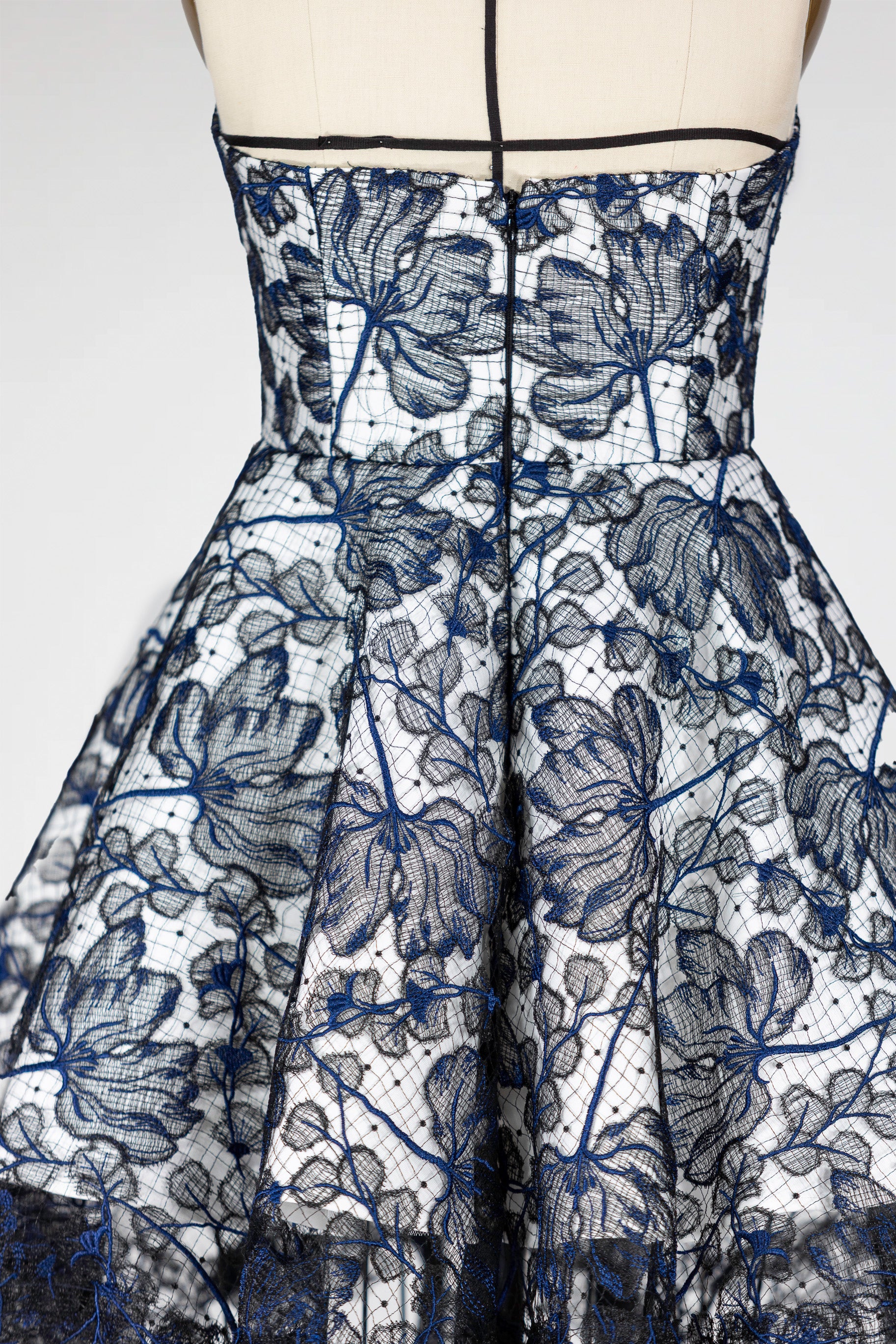 Midnight Bloom Lace Dress