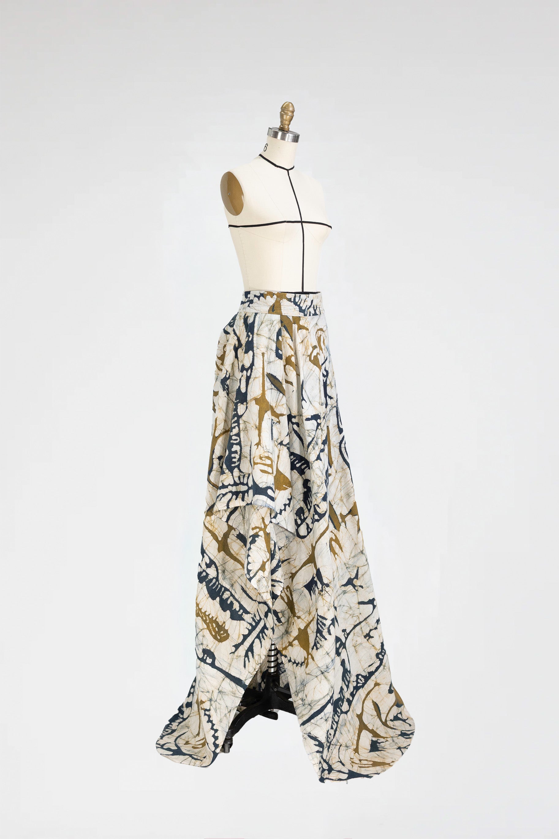 Artisanal batik skirt