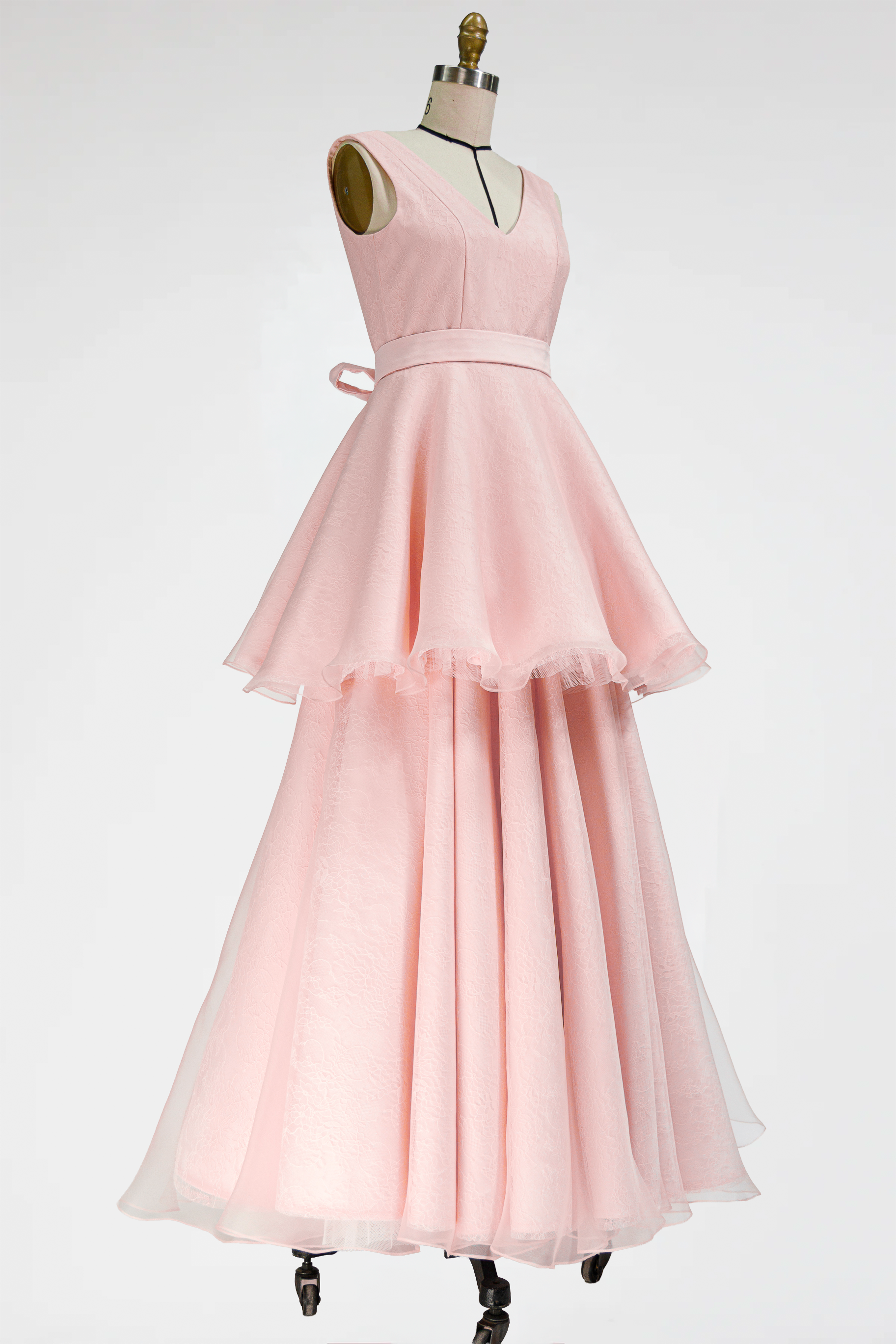 Blush Reverie Organza Gown
