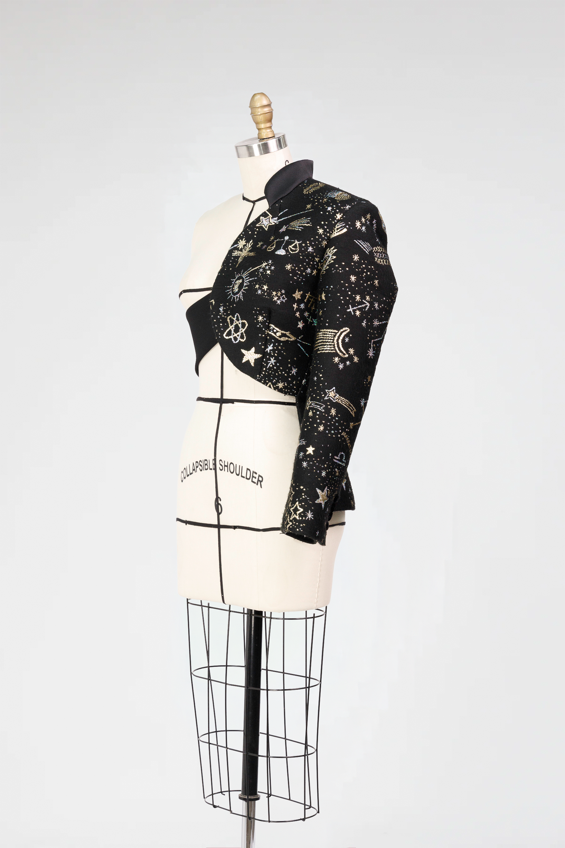 Cosmic Embellished Tencel Coat