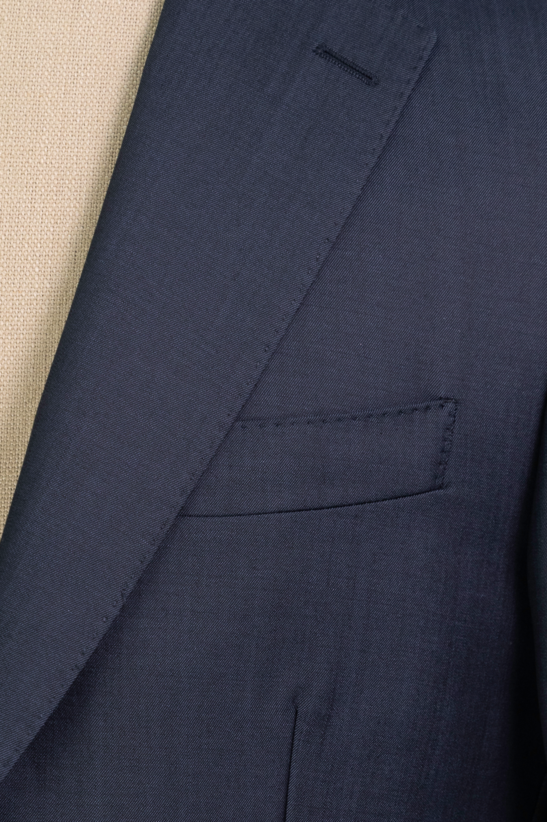 Navy Italian Silk-Wool Blazer