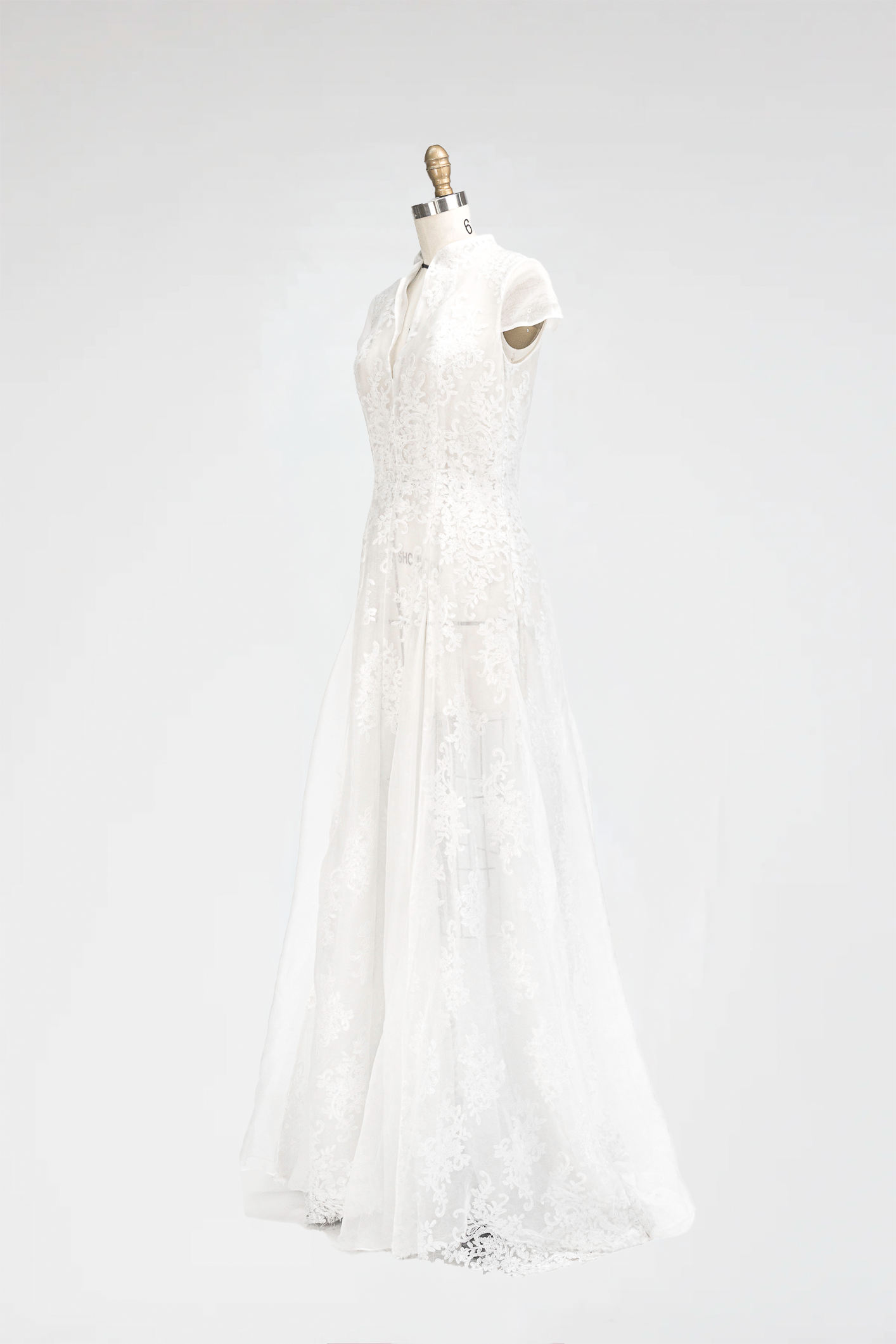 Lily Bloom Embroidered Tulle Gown