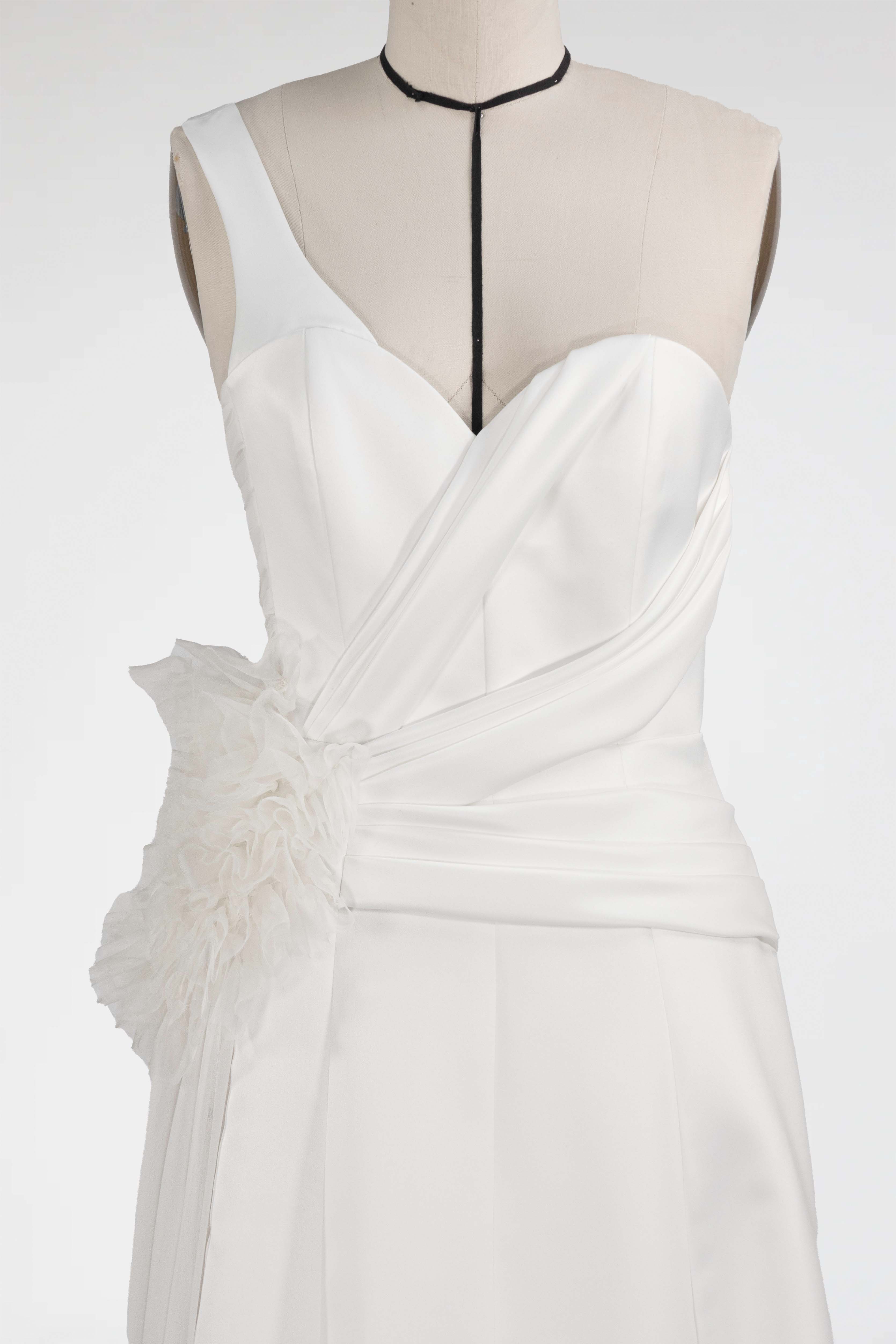 The Marigold Bloom Draped Gown