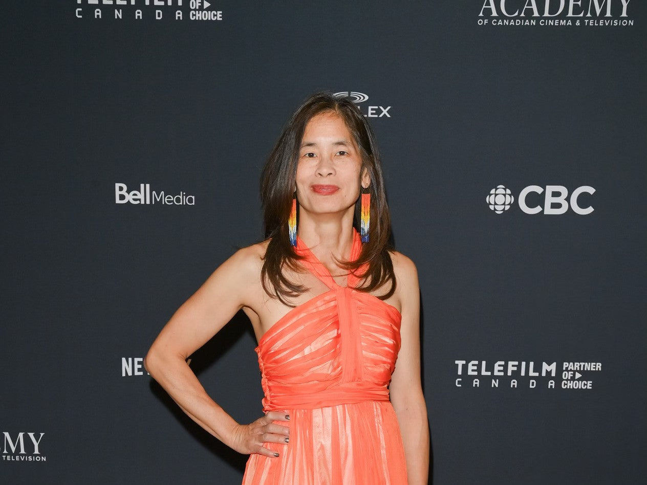 Deanna Wong Wears Adam X Atelier to the CDN Academy Awards