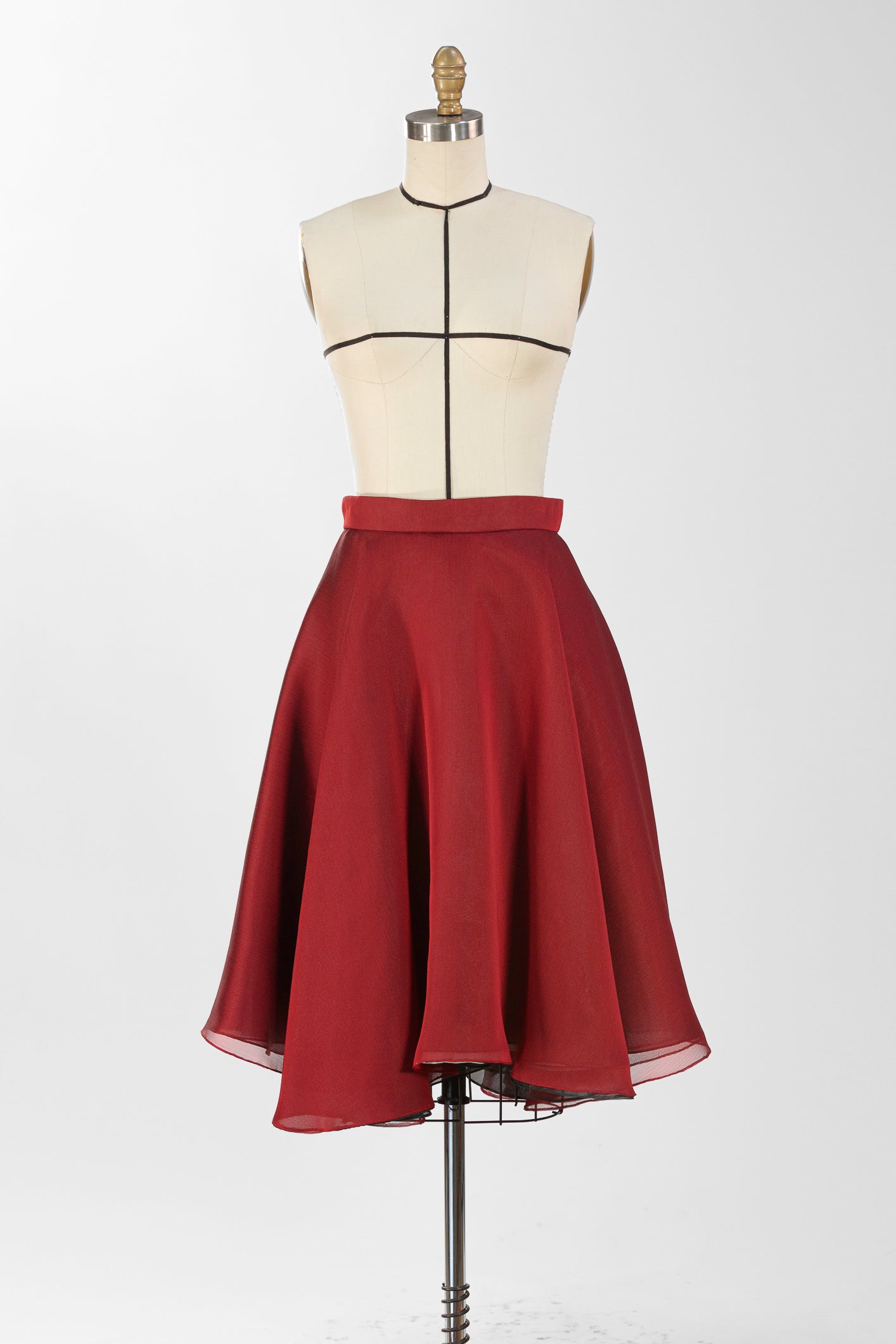 Silk Chiffon Skirt