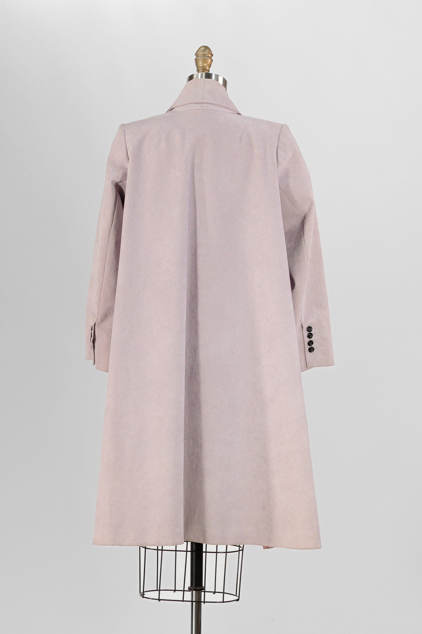 Suede London Coat