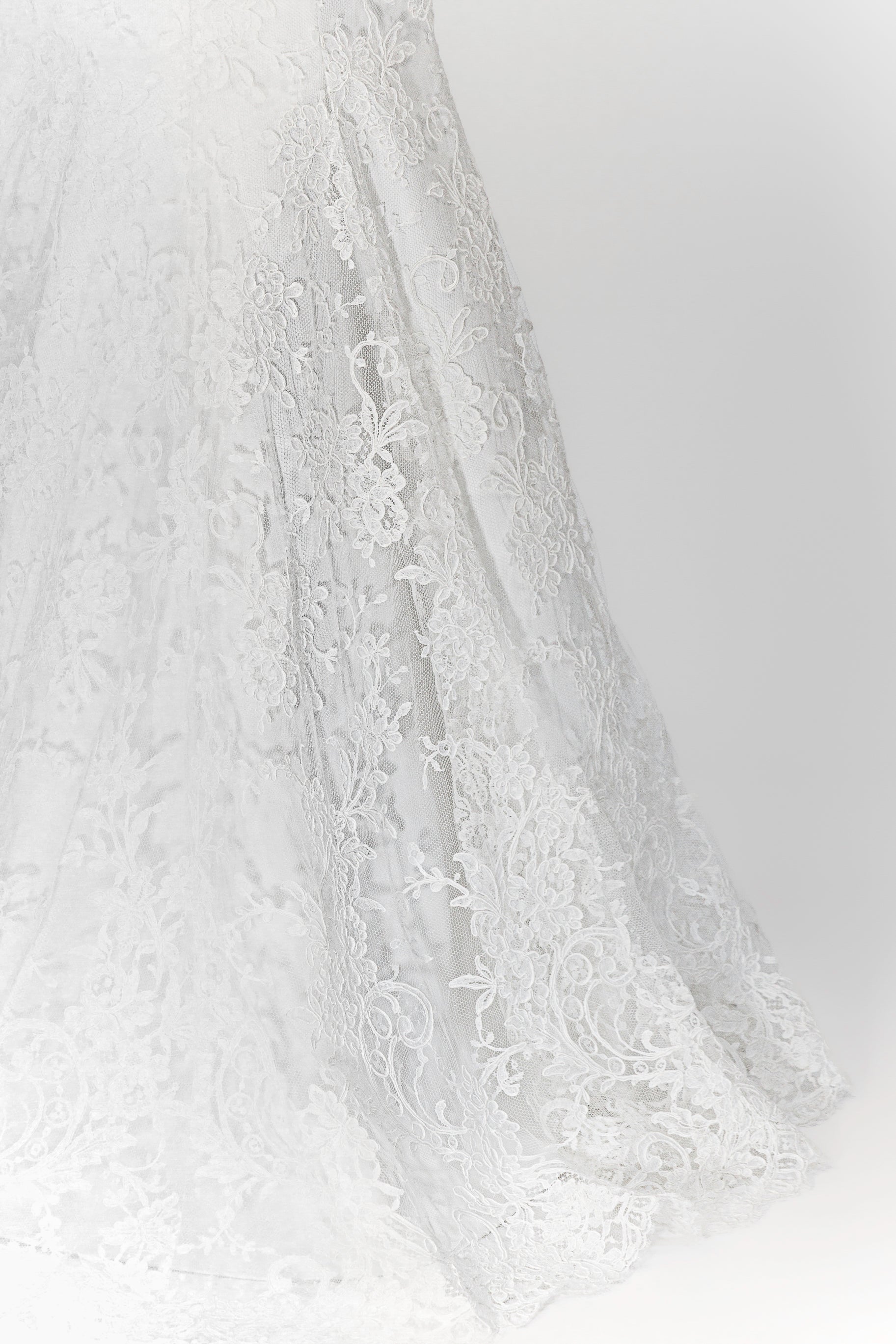 Delphine Bridal Gown Made to Order - Best French Floral Lace