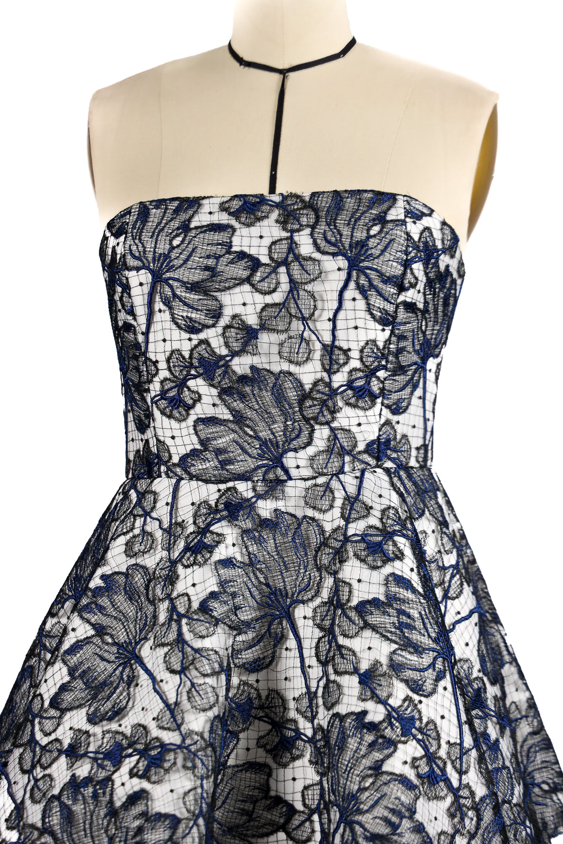 Midnight Bloom Lace Dress