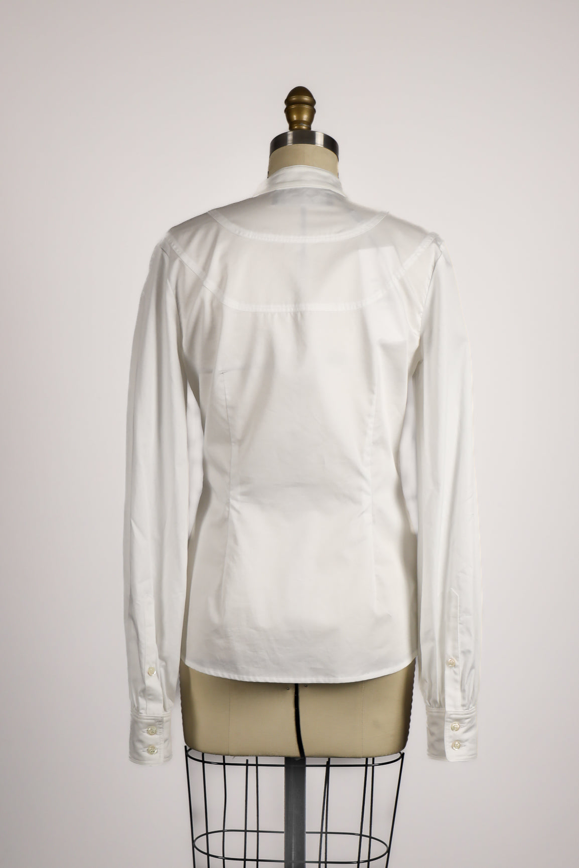 Haute Pleated Tuxedo Blouse