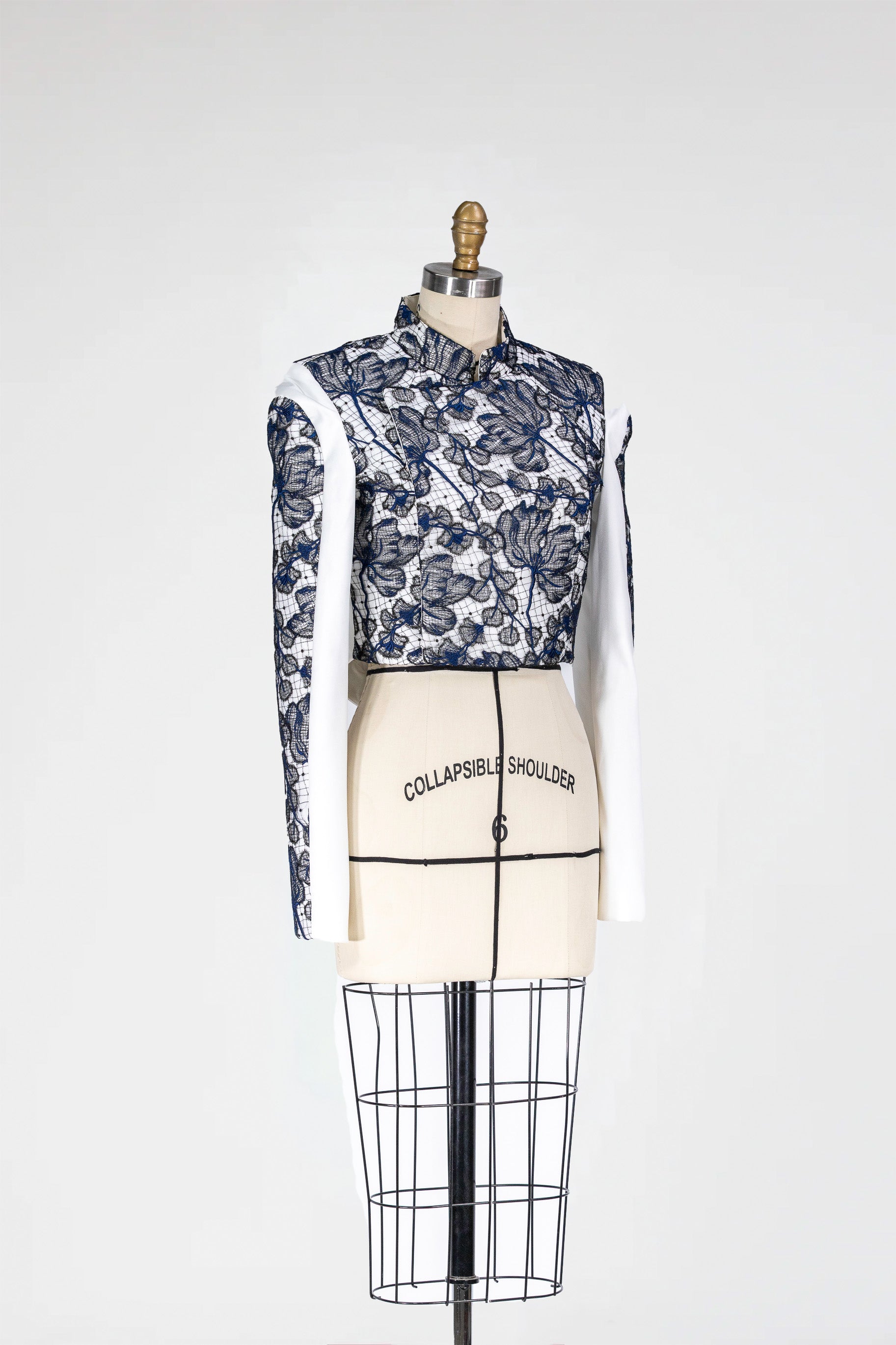 Luxe Contrast Lace Jacket