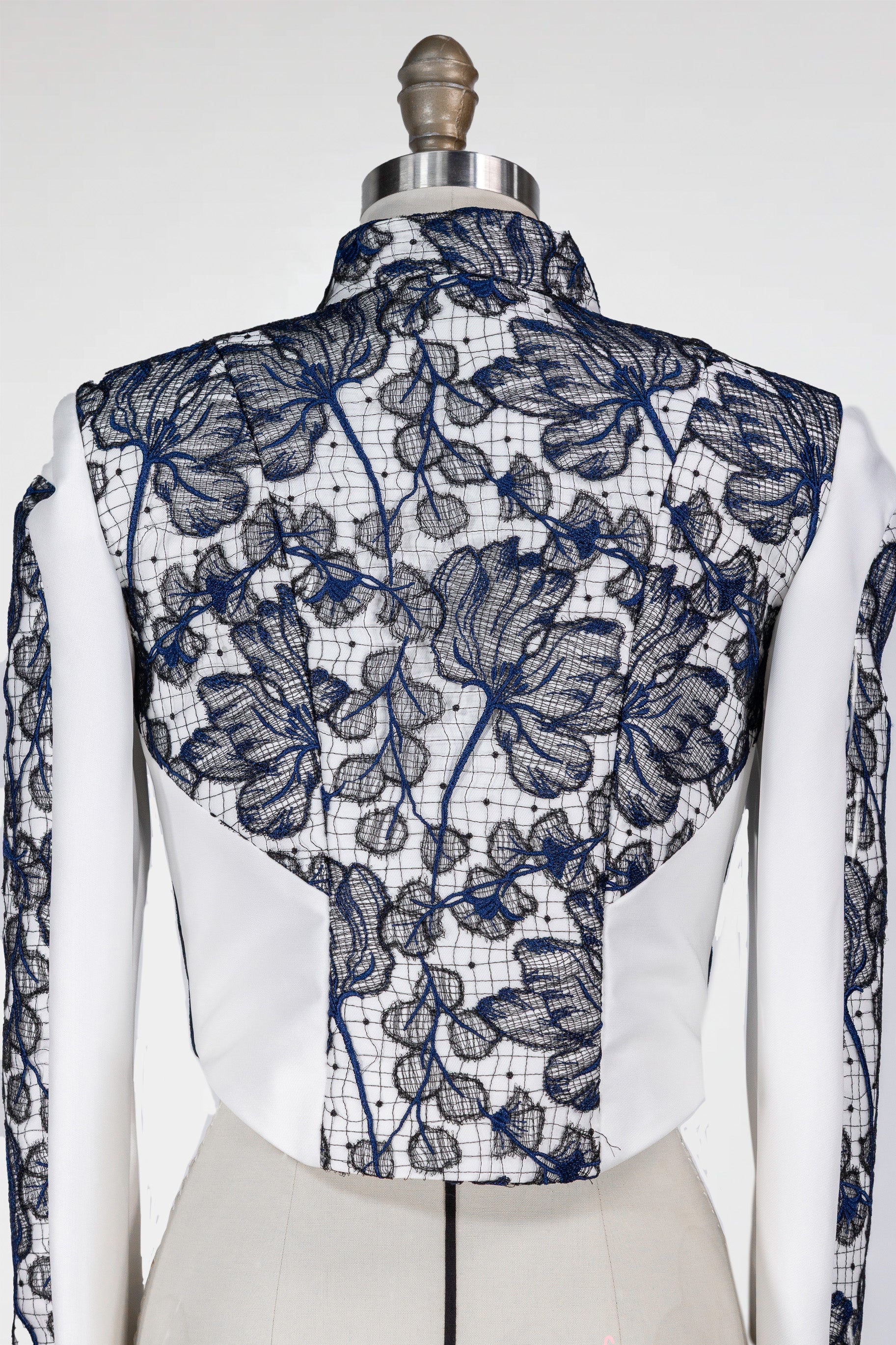 Luxe Contrast Lace Jacket
