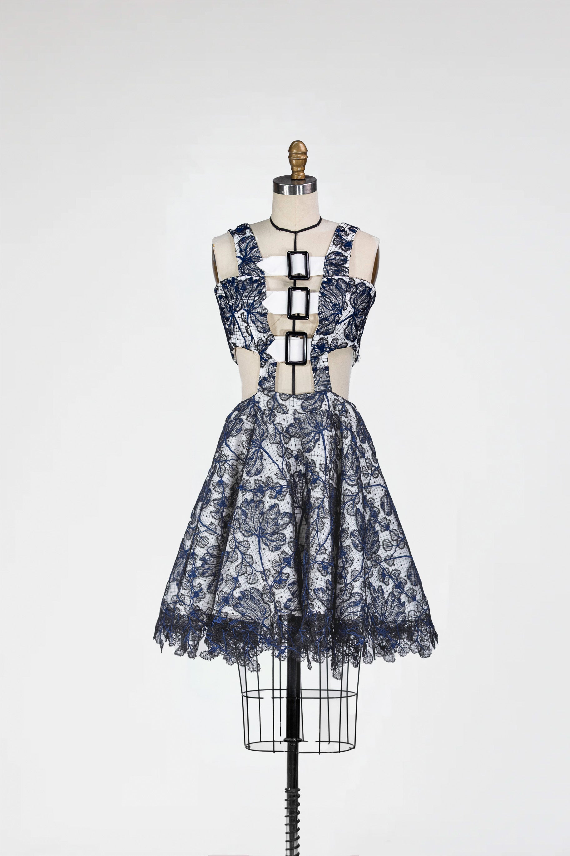 Cotton Lace Cocktail Dress