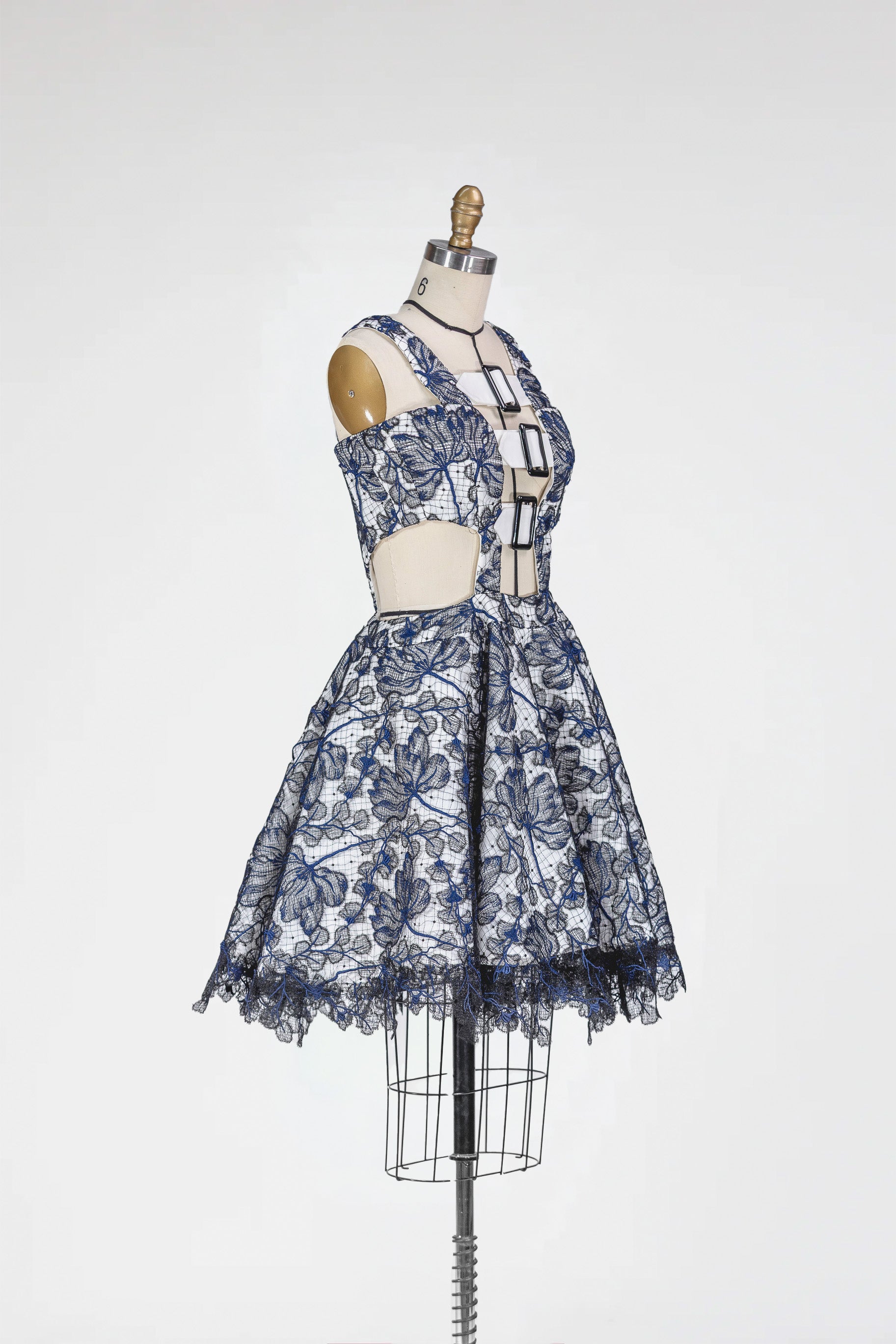 Cotton Lace Cocktail Dress