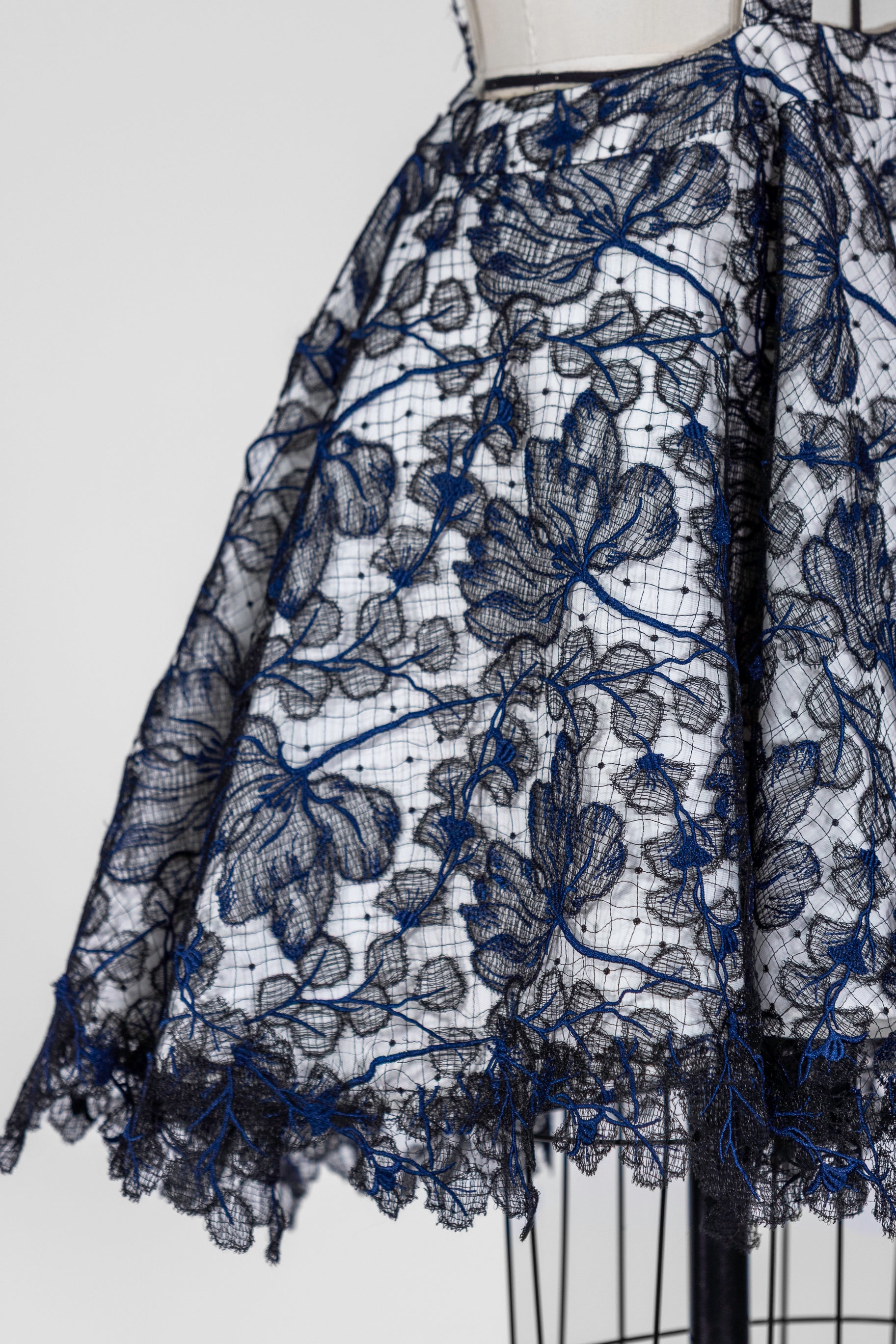 Cotton Lace Cocktail Dress