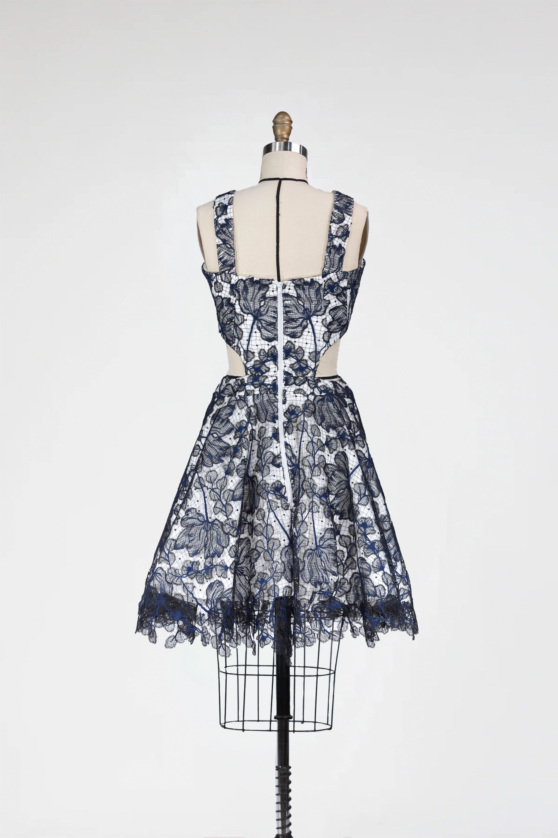 Cotton Lace Cocktail Dress