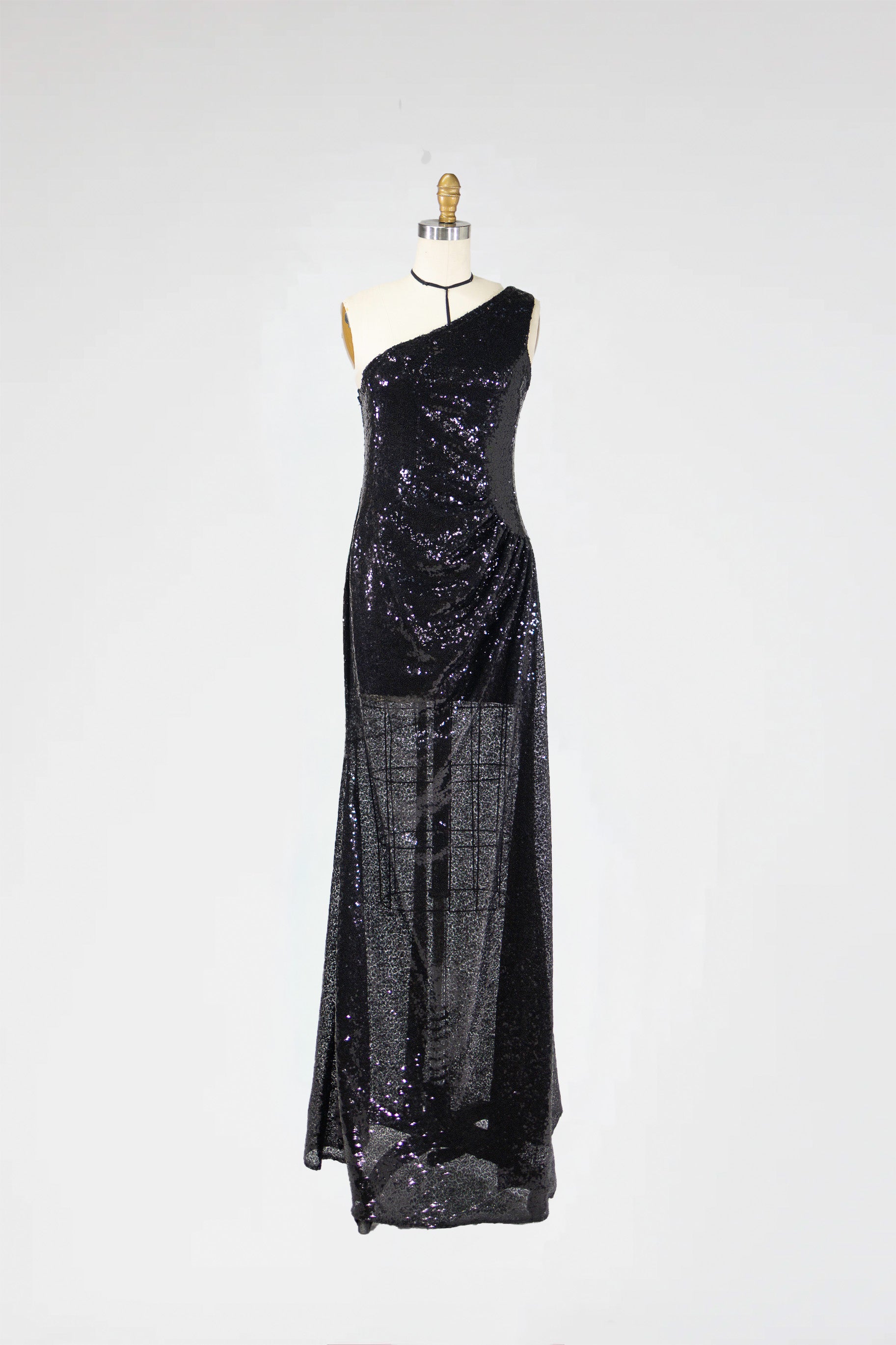 Noir Luminaire Gown