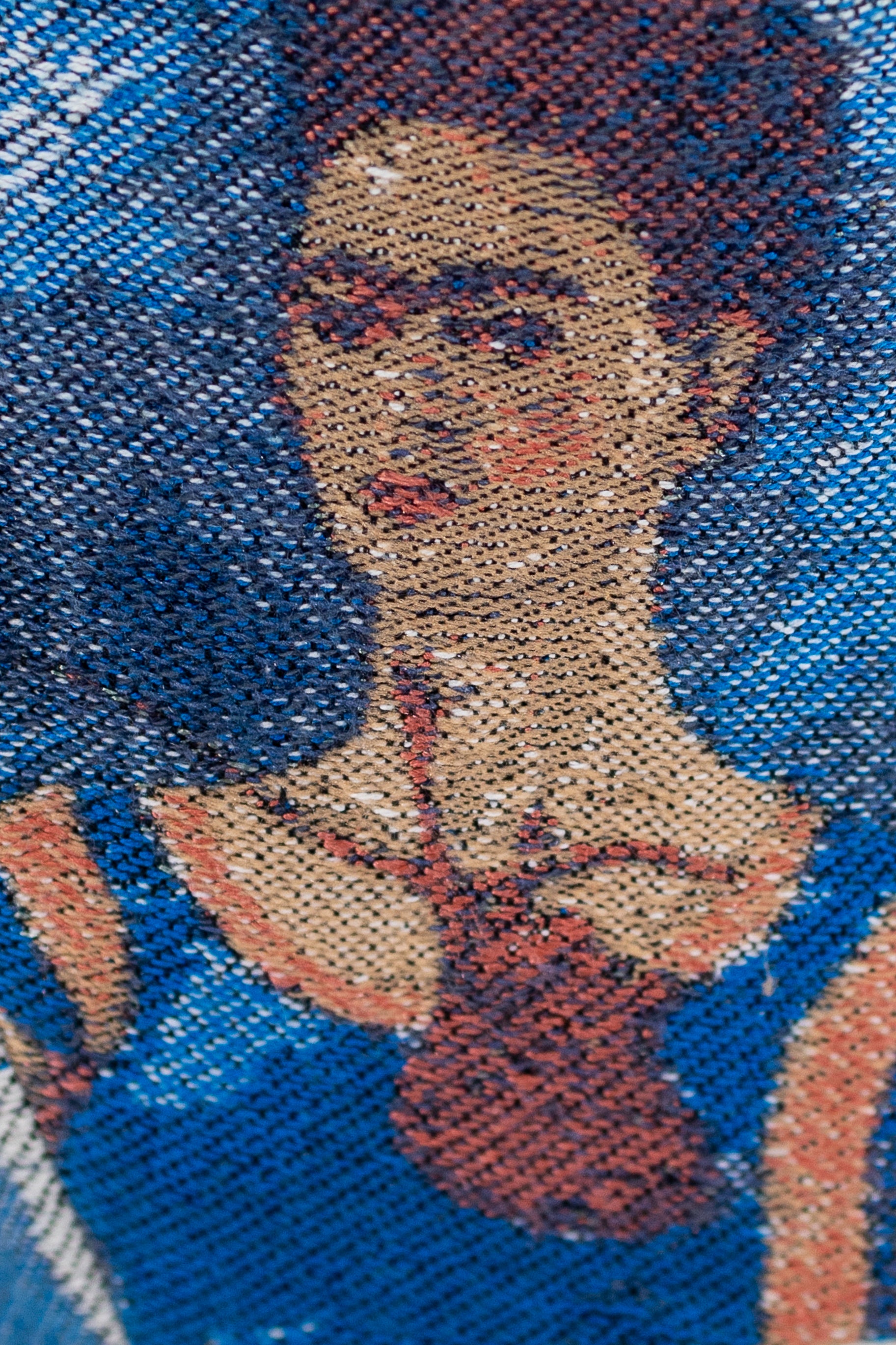 TWO FRIDA HAND EMBROIDERED HIGH NECK TOP