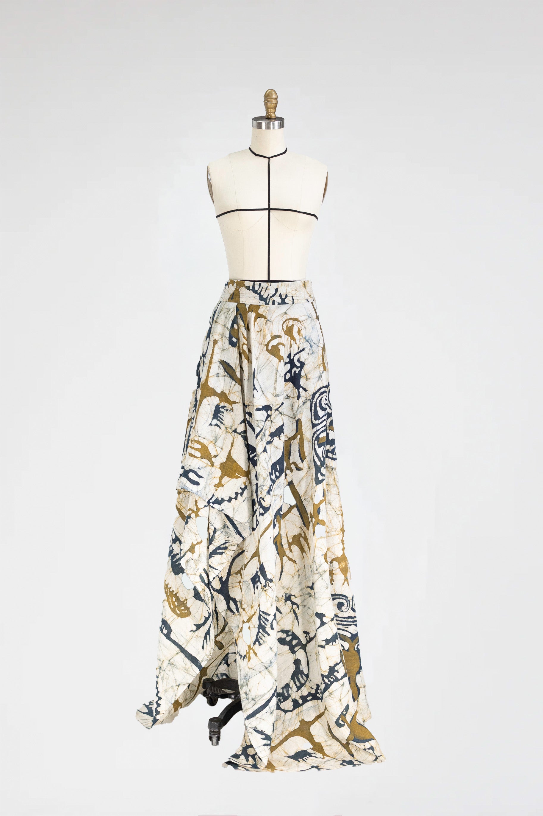 Artisanal batik skirt