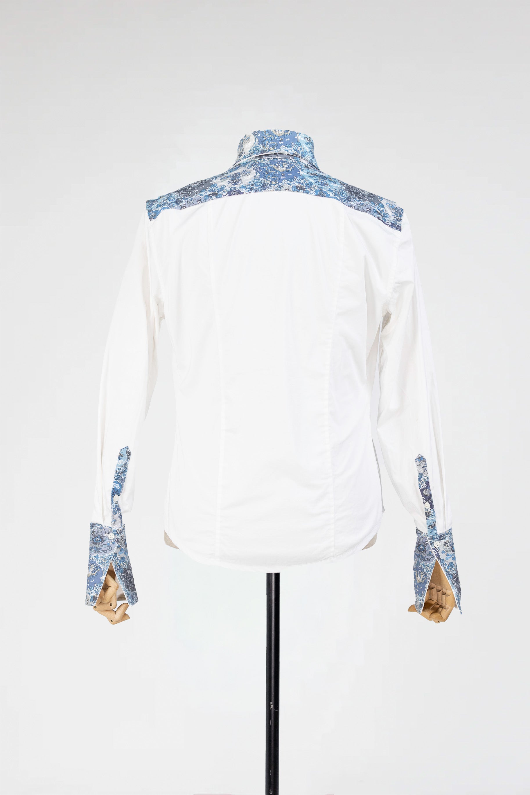 Dragon Dog Motif Dress Shirt