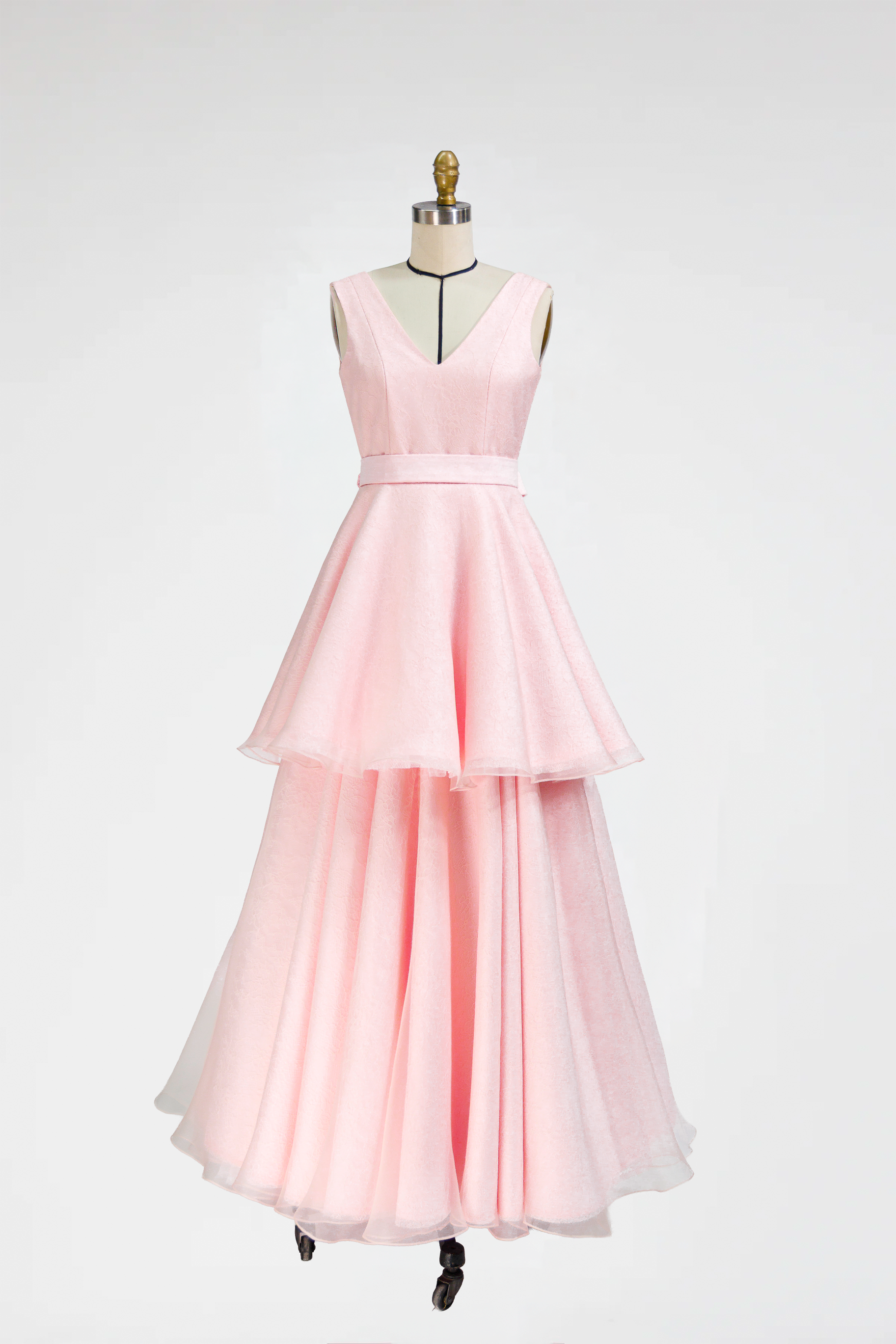 Blush Reverie Organza Gown