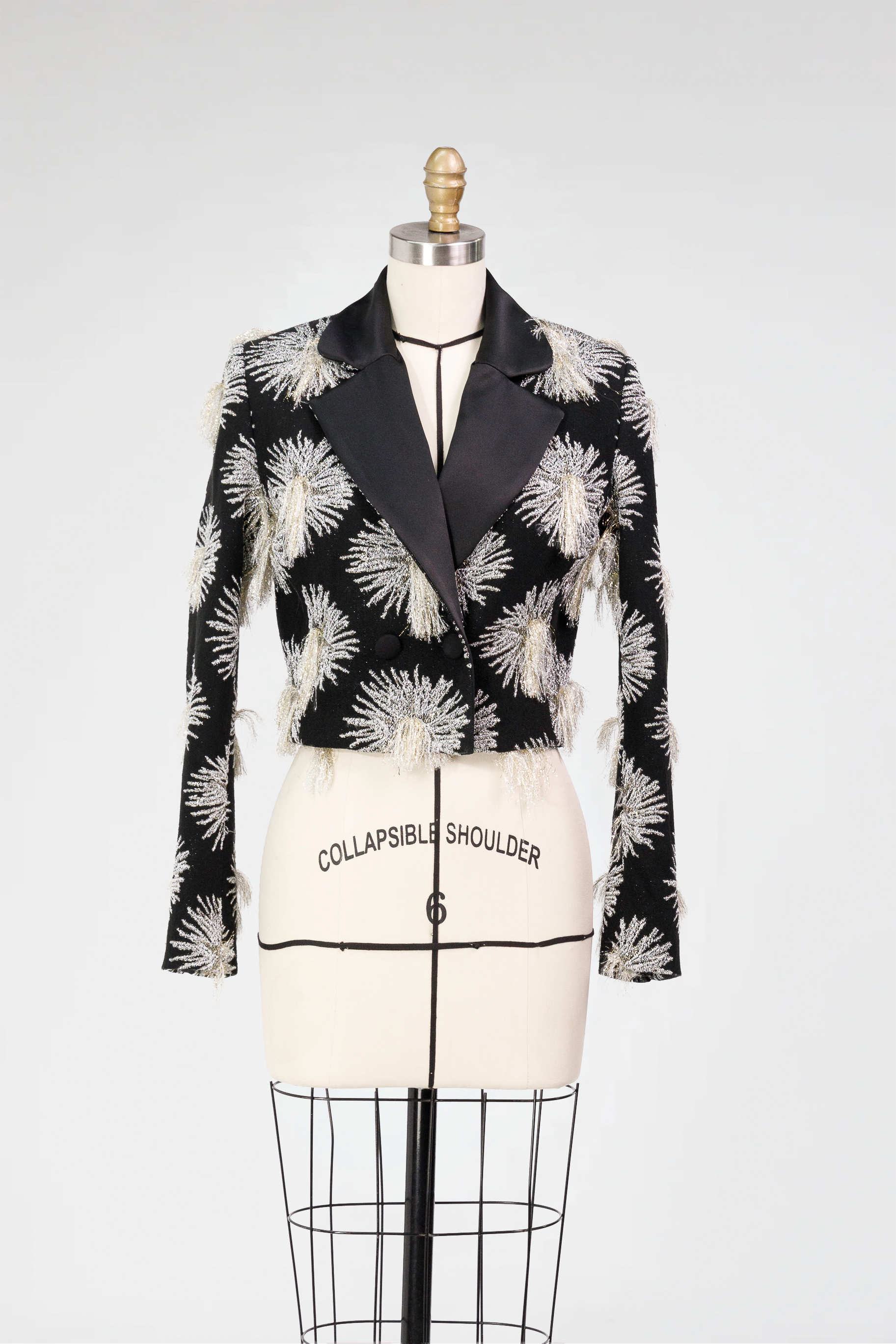 Celestial Starlight Embroidered Blazer