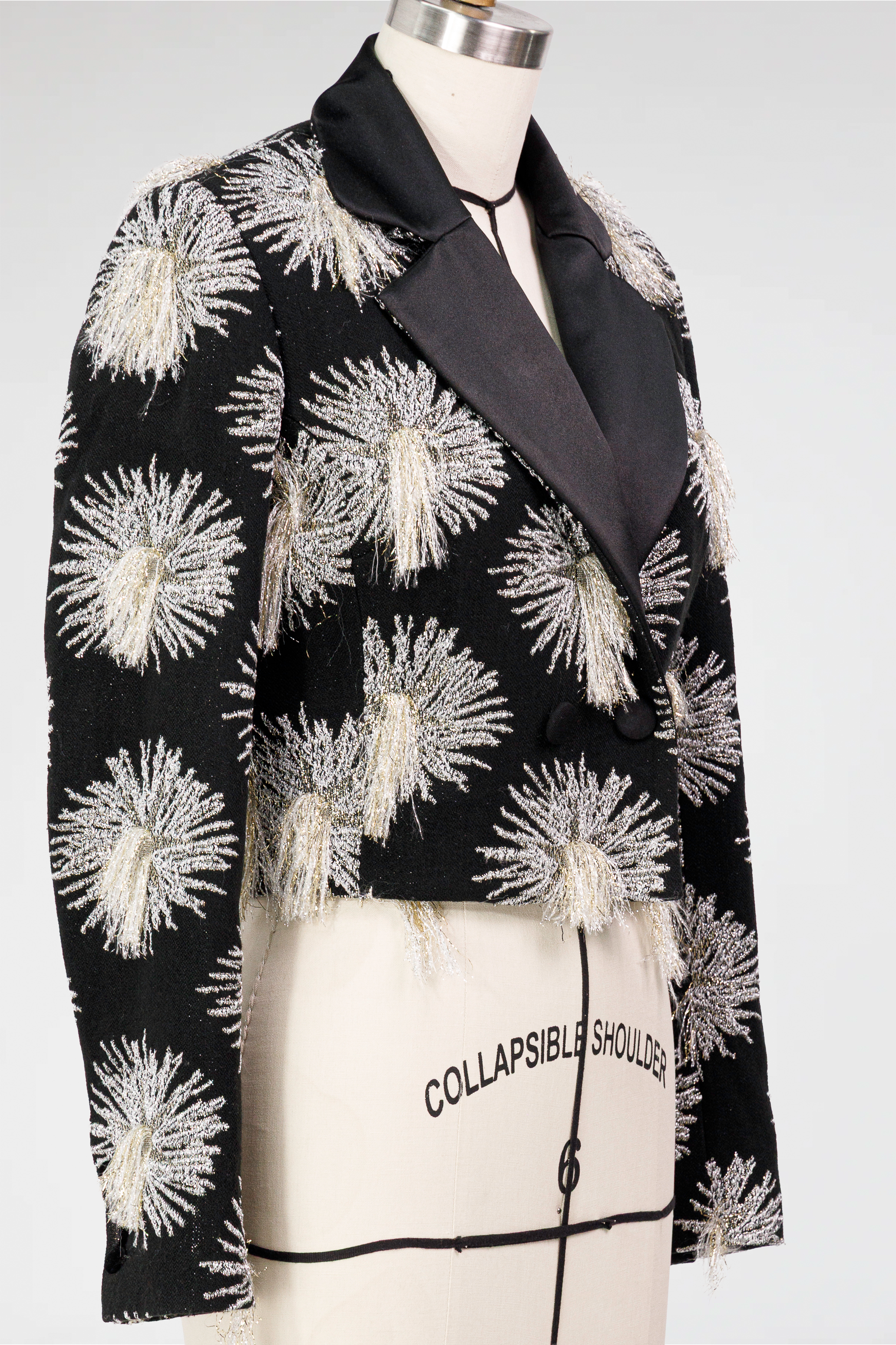 Celestial Starlight Embroidered Blazer