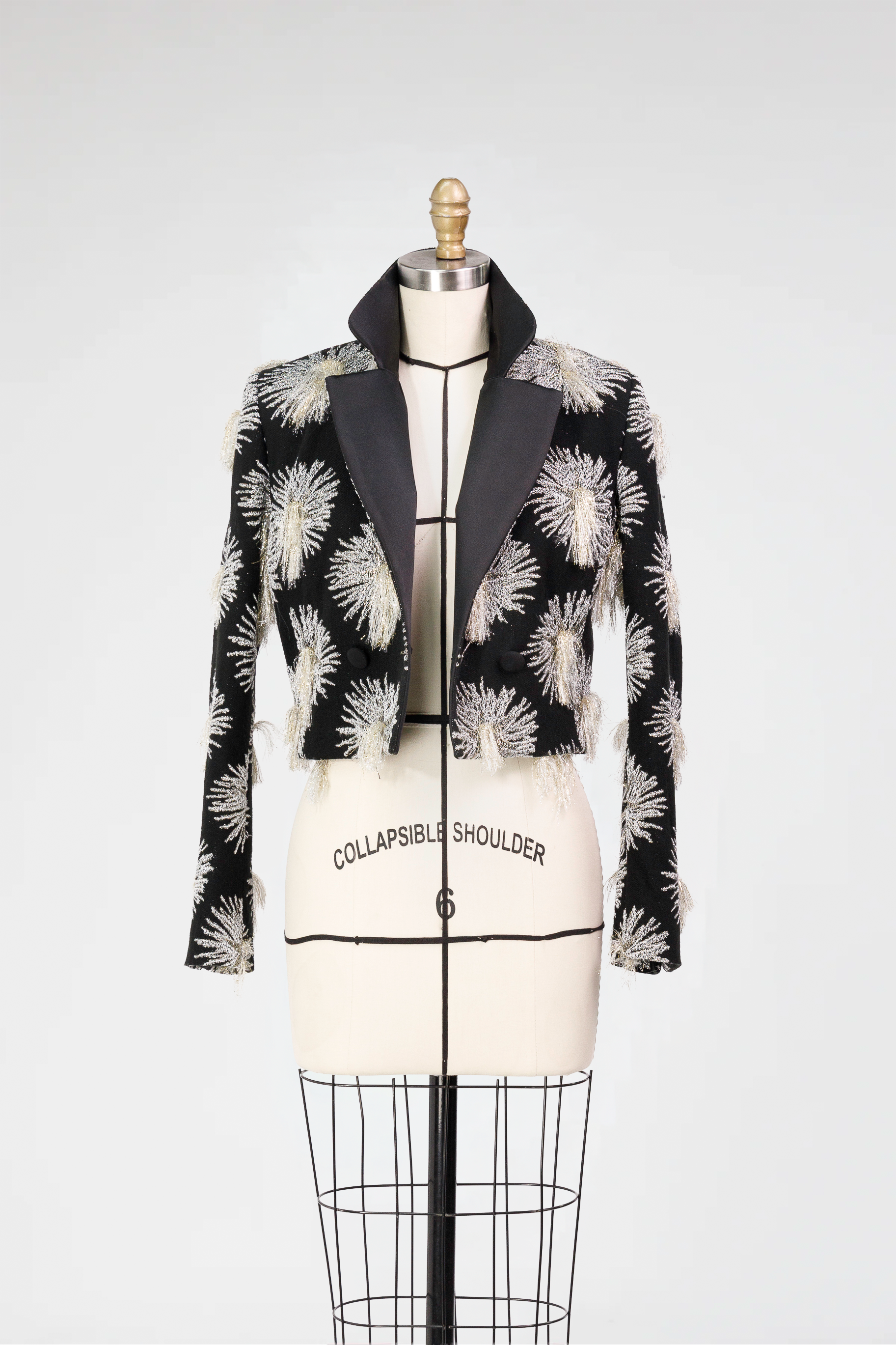 Celestial Starlight Embroidered Blazer