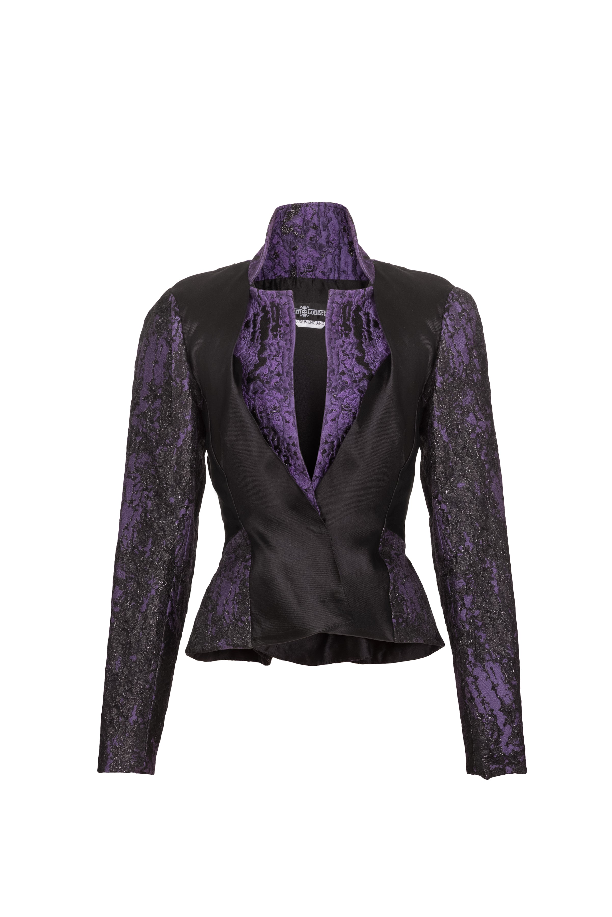 Brocade Silk Faille Jacket